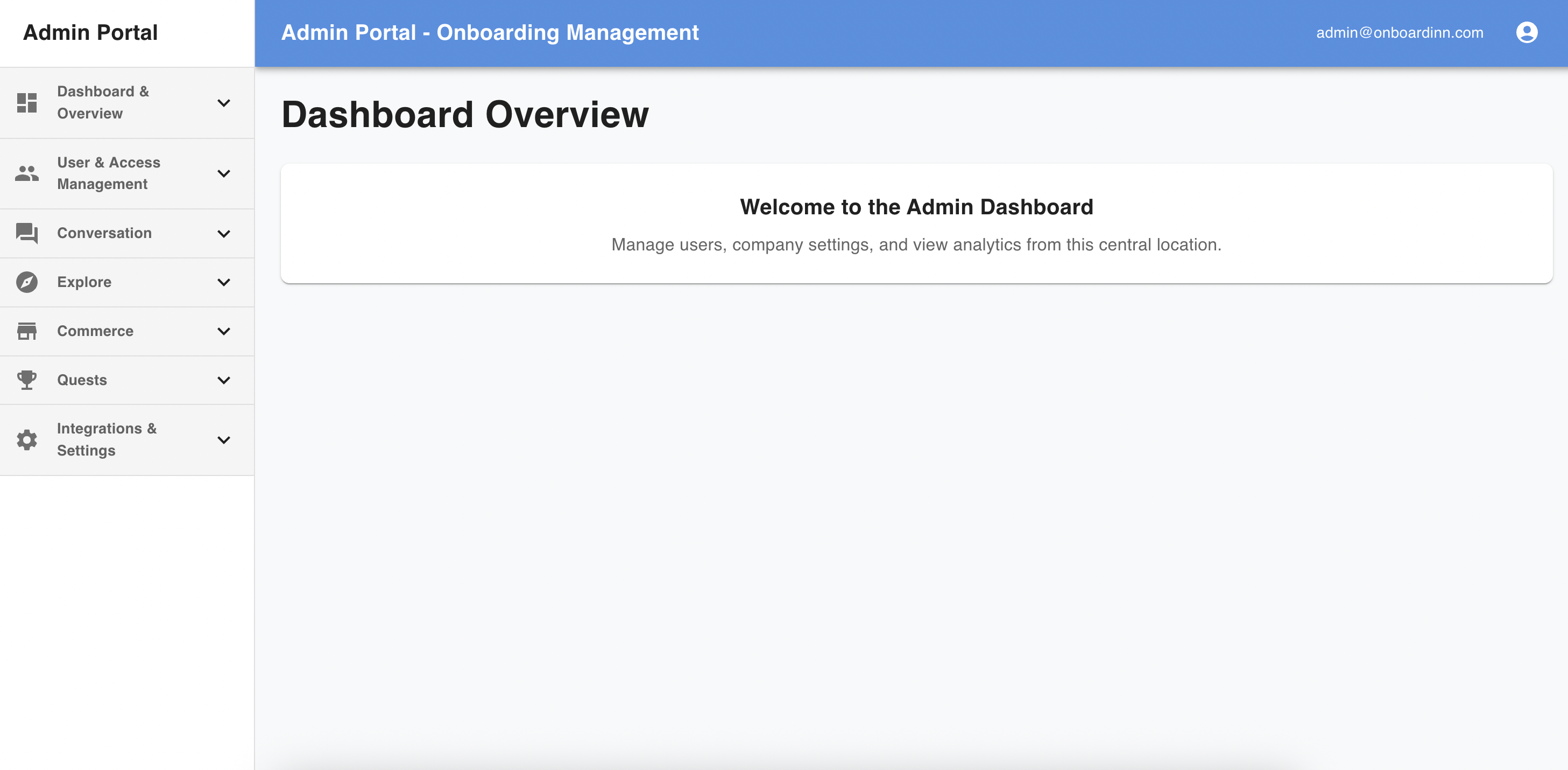 Admin Dashboard